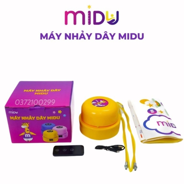 Máy nhảy dây Midu tăng chiều cao cân nặng cân bằng tăng sức khỏe tim mạch cho mọi lứa tuổi